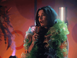 Rebecca Romijn Karaoke GIF