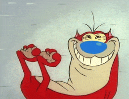 ren and stimpy 90s swag GIF