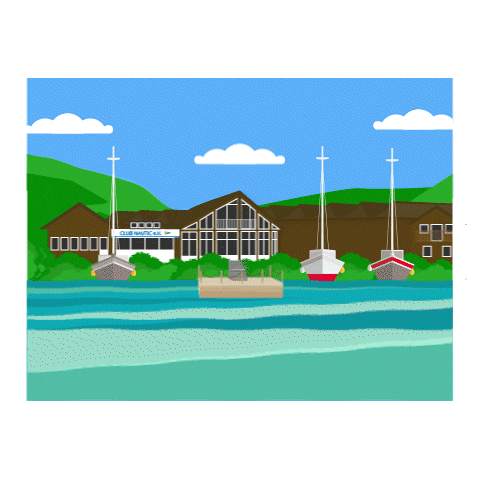 Restaurant Leuchtturm Sticker