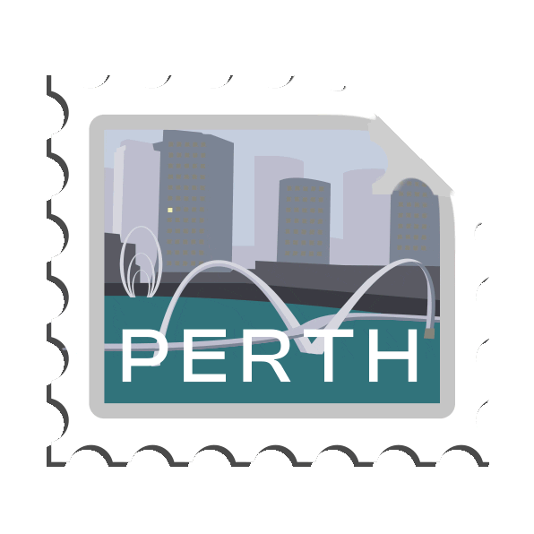 Walking On A Dream Perth Sticker by Western Australia