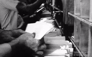 Post Office Vintage GIF by Texas Archive of the Moving Image