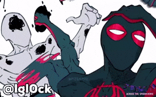 Miles Morales Punch GIF