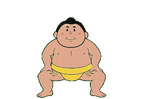 Japan Wrestler Sticker