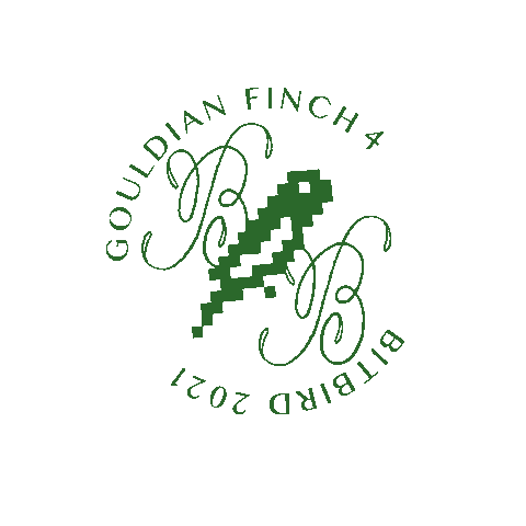 Gouldian Finch Sticker by bitbird