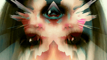alienhoney art trippy psychedelic eyes GIF