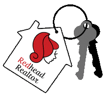 Redhead Realtor Jackie Badiali Sticker