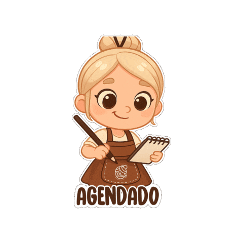 Agendado Sticker by Vó Eda