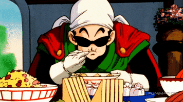 dragon ball z eating GIF by Funimation
