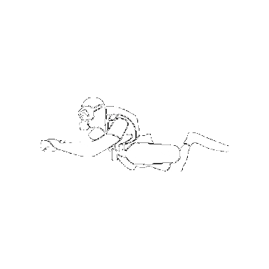 Diving Sticker