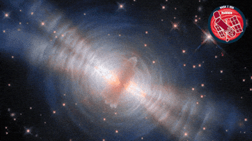 Waves Shining GIF by ESA/Hubble Space Telescope