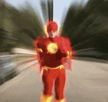 the flash running GIF