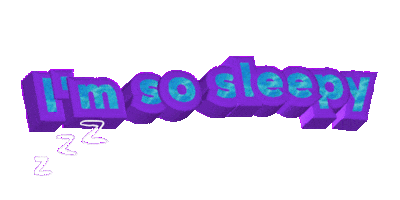 Im So Sleepy Good Night Sticker by Shweta - GiphyDev  Account