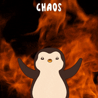 Scared Oh No GIF by Pudgy Penguins