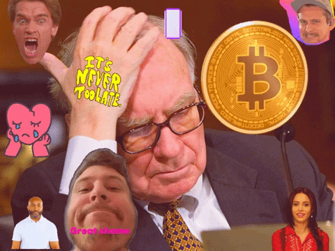 Warren Buffett Bitcoin Meme GIF by Bitcoin & Crypto Creative ...