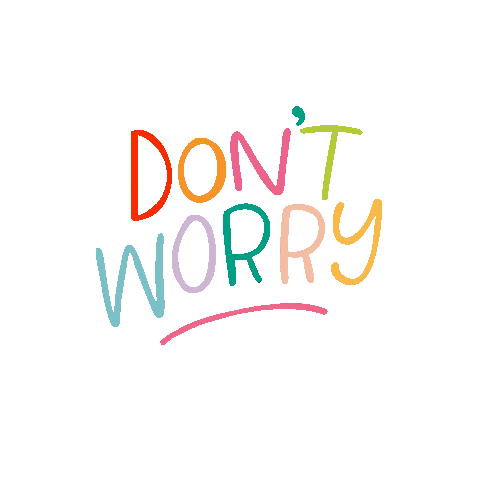 Motivation Worry Sticker