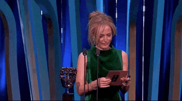 Cant See Gillian Anderson GIF by BAFTA