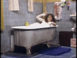 Moose Takes A Bath GIF