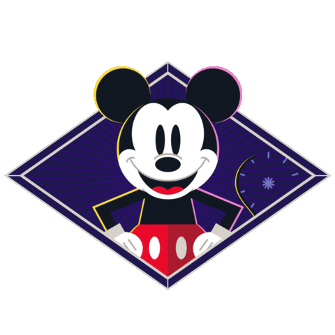 Happy Mickey Mouse Sticker by Disney