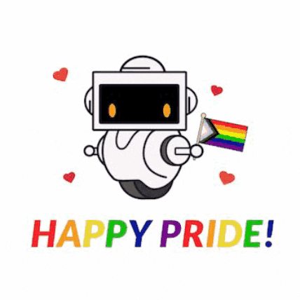 Pride Robot GIF by Nuevo Foundation