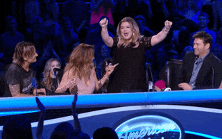kelly clarkson dancing GIF by American Idol