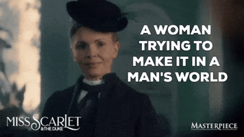 Its A Mans World Girl Power GIF by MASTERPIECE | PBS