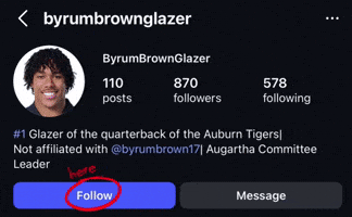 Auburn Tigers Follow GIF