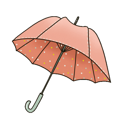 Rain Umbrella Sticker