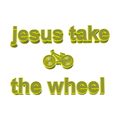 Blessed Jesus Take The Wheel Sticker