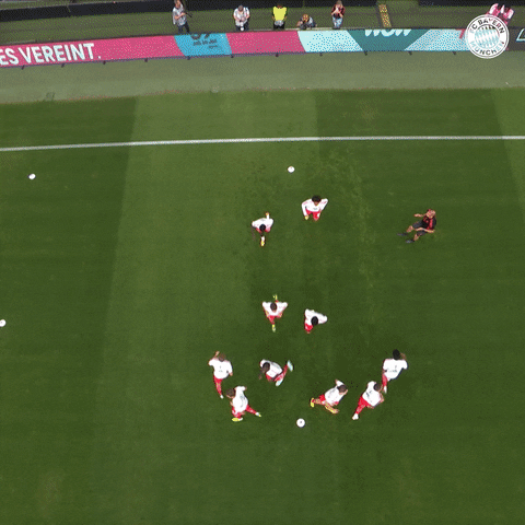 Warm Up Running GIF by FC Bayern Munich