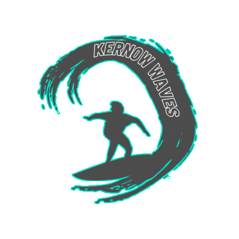 Kernow Waves Surf Clothing Sticker