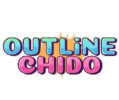 Blast Outline Sticker