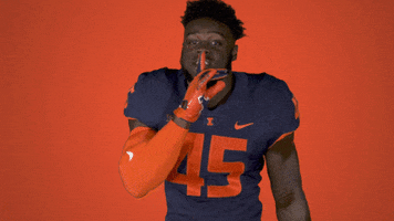 Fired Up Smile GIF by Fighting Illini Athletics