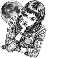 Luna Problem Sticker