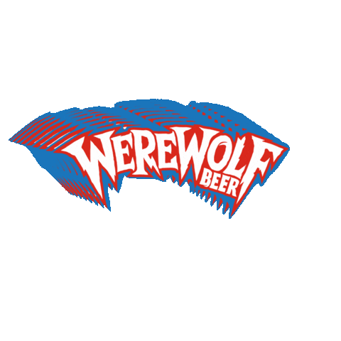 Werewolf Beer Sticker