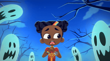 Scared Halloween GIF by Super Sema