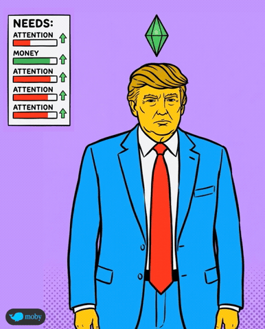 Trump Sims GIF by Moby