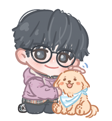 Dog Edan Sticker