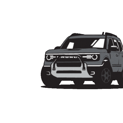 Ford Bronco 4X4 Sticker by FordMX