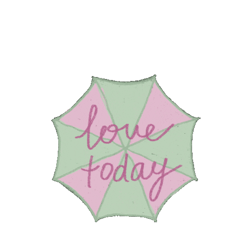 Rain Umbrella Sticker