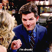 Drunk Parks And Recreation GIF