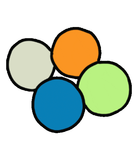 Glowing Globs Sticker