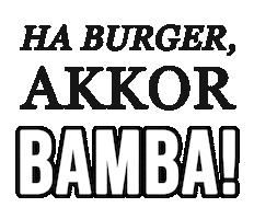 Bamba Marha Burger Bar Sticker