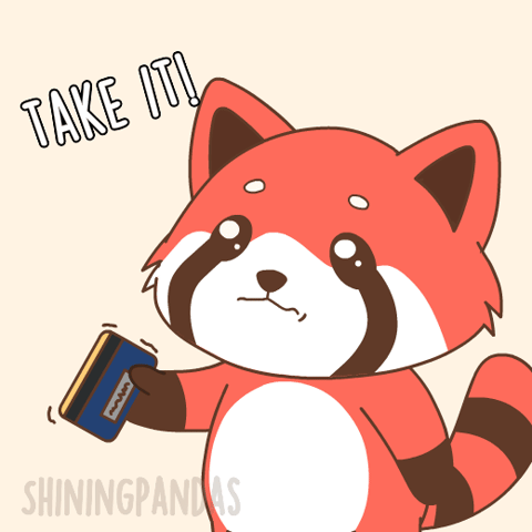 Take It Red Panda GIF