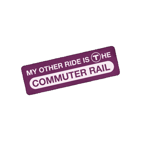 Commuter Rail Train Sticker by gykantler
