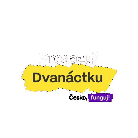 Česko, funguj! Sticker