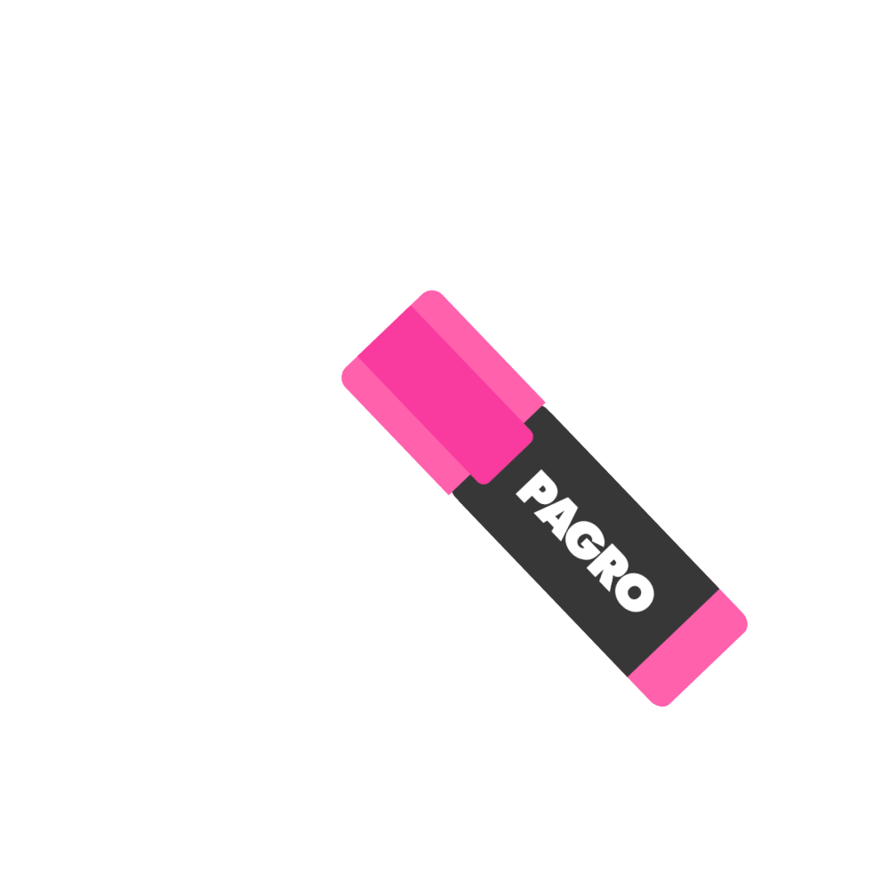 Pink Highlighter Sticker by PAGRO DISKONT for iOS & Android GIPHY