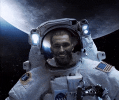 Space Astronaut GIF by Gigachad