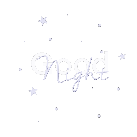 Sparkling Good Night Sticker by VK19