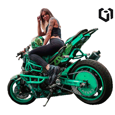 Motorcycle Stuntbike Sticker by Crazy Iron for iOS & Android | GIPHY