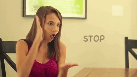 Sign Language Stop GIF by ASL Nook - Find & Share on GIPHY